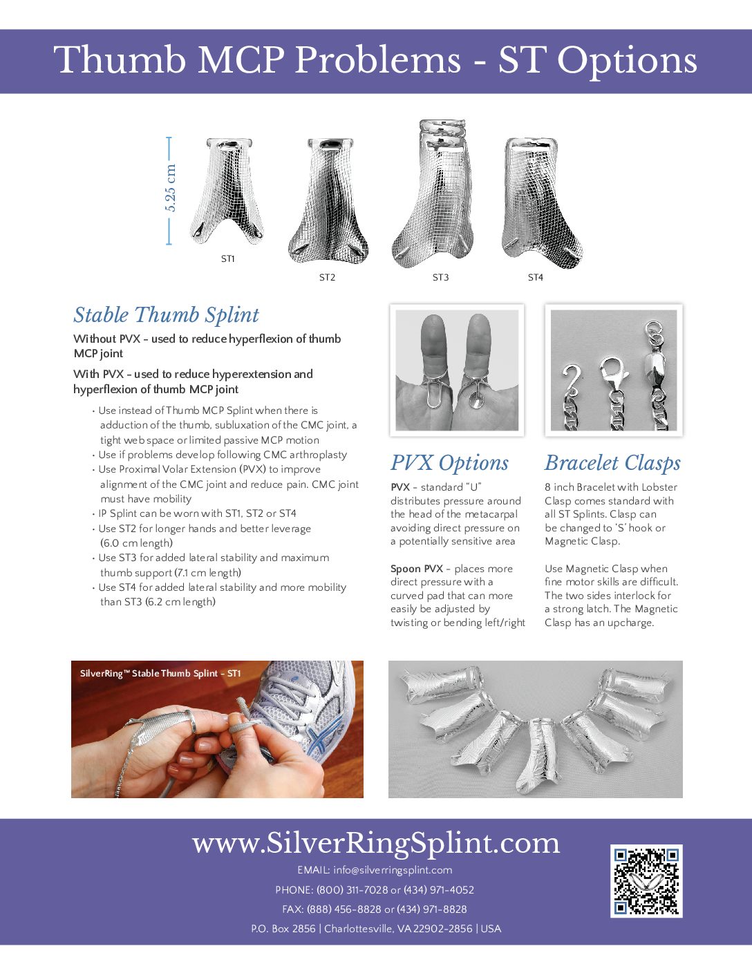 Stable Thumb Splint w/ Brac